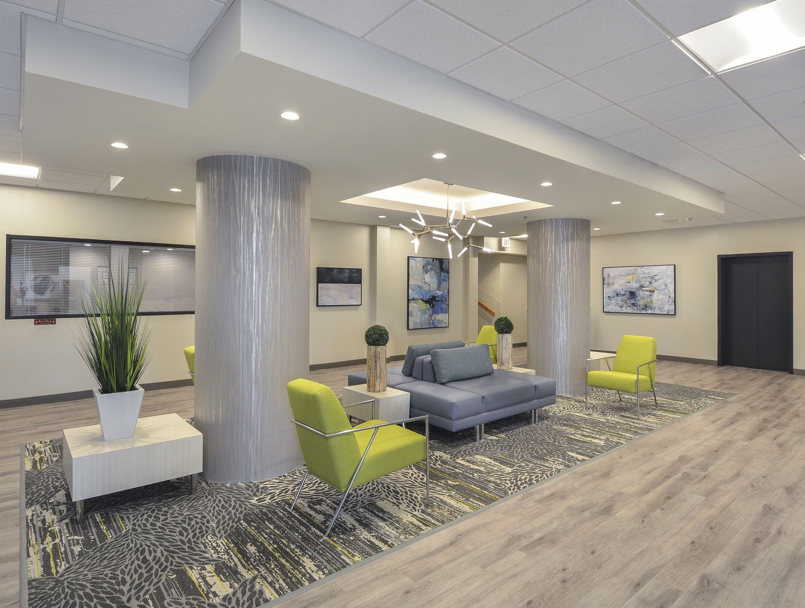 Renovated lobby