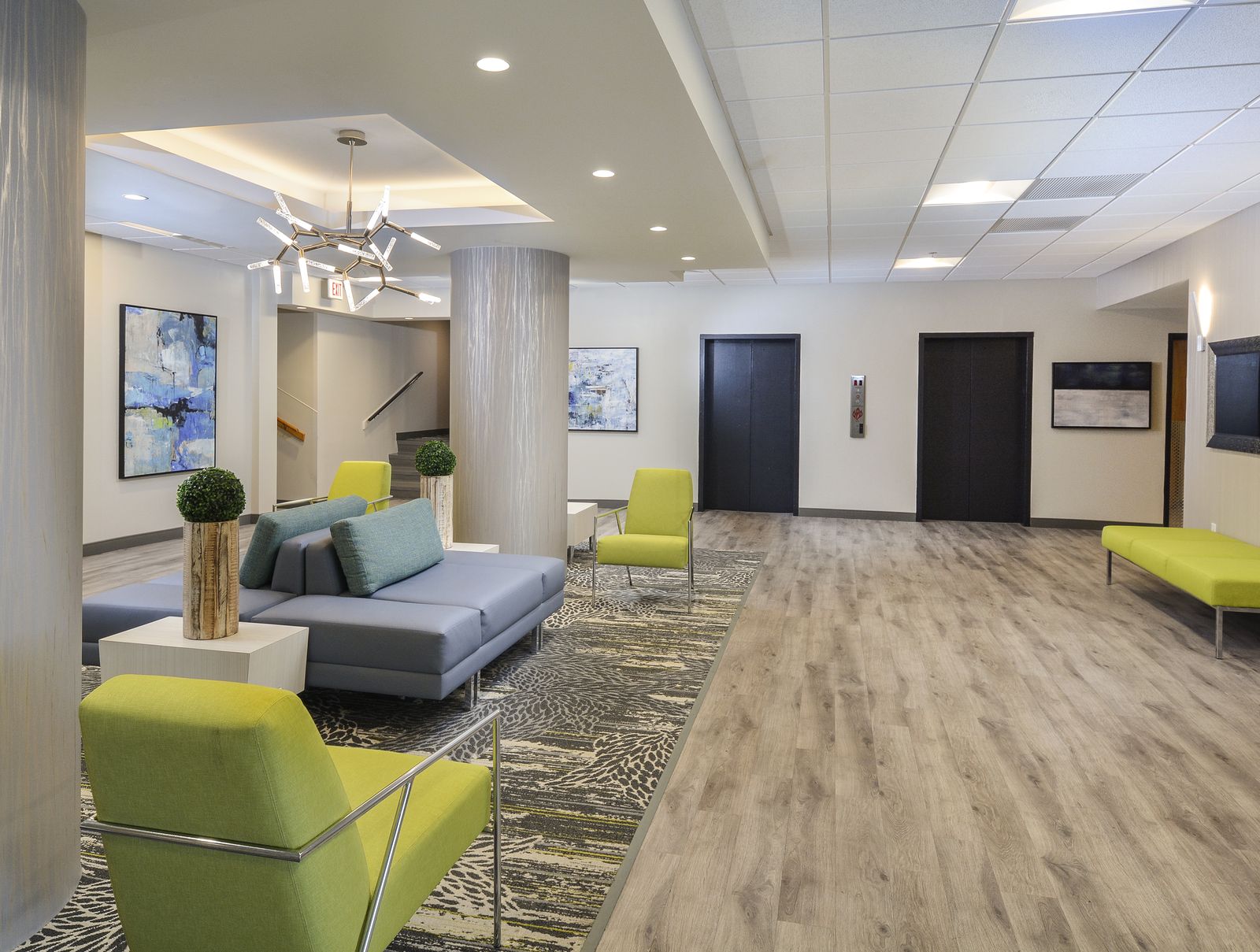 Lobby seating