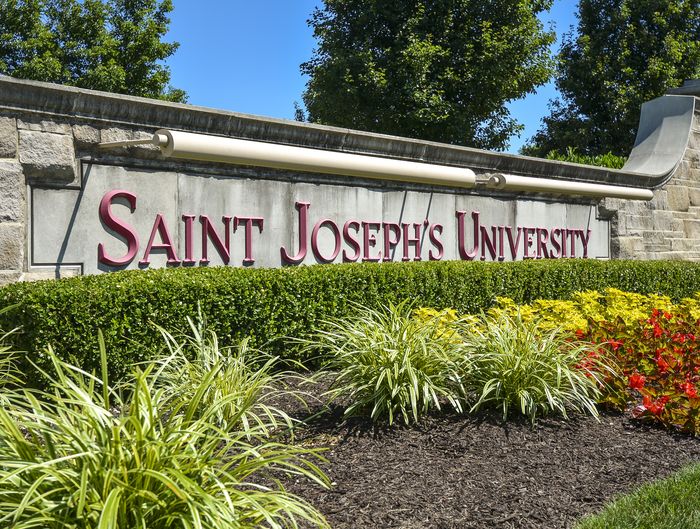 Saint Joseph's University sign